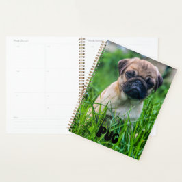 Kute Puppy Calendar Planner