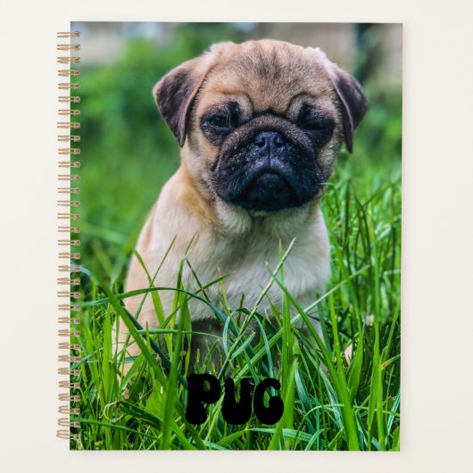 Kute Puppy Calendar Planner (Voorkant)