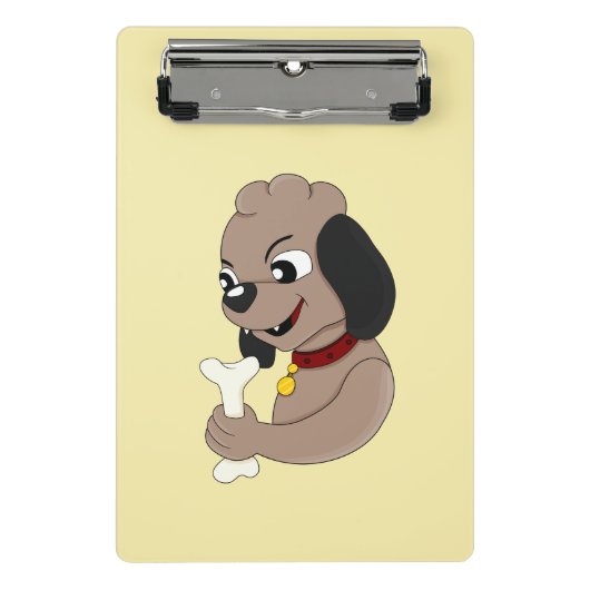 Kute puppy cartoon mini klembord (Voorkant)