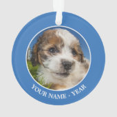 Kute puppy dog (Shitzu) Ornament (achterkant)