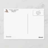 Kute puppy mixing ras met teddy dog realist art. briefkaart (Achterkant)