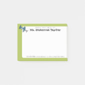 Kute push Pin van het bureau van de Homeroom-leraa Post-it® Notes (Voorkant)