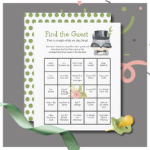 Kute Raccoon Vind het Bingo van het Baby shower va
