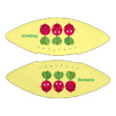 Kute radishes die trio-cartoon-groenten zingen american football (Panelen)