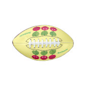 Kute radishes die trio-cartoon-groenten zingen american football (Voorkant)