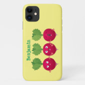 Kute radishes die trio-cartoon-groenten zingen Case-Mate iPhone case (Achterkant)