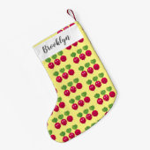 Kute radishes die trio-cartoon-groenten zingen kleine kerstsok (Achterkant (Hangend))