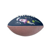 Kute raketten in de illustratie van de cartoon in  american football (Gedraaid 90)