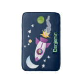 Kute raketten in de illustratie van de cartoon in  badmat (Voorkant Verticaal)