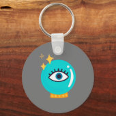 Kute rare derde oogkristalbol sleutelhanger (Voorkant)
