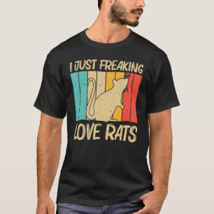 Kute rat voor mannen, muis, Rat Pet Ro T-shirt