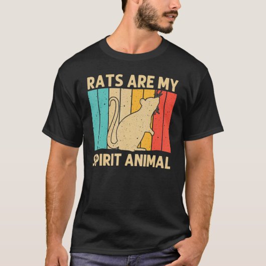 Kute rat voor mannen, muis, Rat Pet Ro T-shirt (Voorkant)