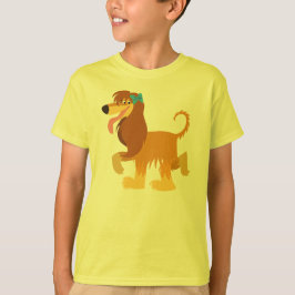 Kute Ready Cartoon Afghan Hound Children T-Shirt