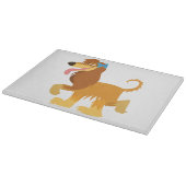 Kute Ready Cartoon Afghan Hound Cutting Board Snijplank (Hoek)