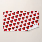 Kute red ladybug Patroestkeukenset Bad Handdoek (Handdoek)