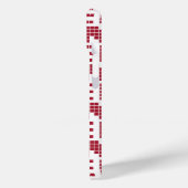 Kute red love squares letts Case-Mate iPhone case (Achterkant / Links)