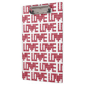 Kute red love squares letts klembord (Links)