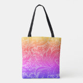 Kute regenboogflessen botanisch tote bag (Achterkant)
