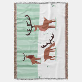 Kute renders gooien deken (Voorkant Verticaal)