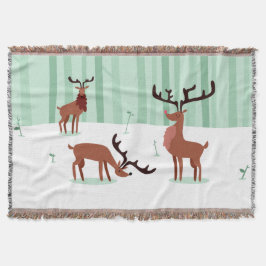 Kute renders gooien deken