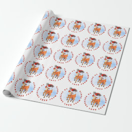Kute rendierenkind - Sinterklettenpapier Cadeaupapier