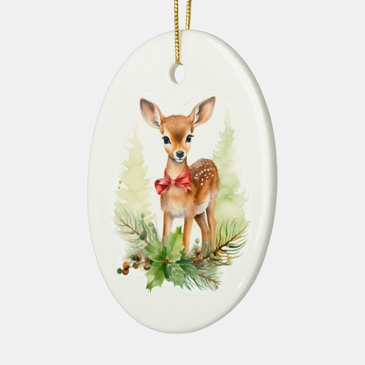 Kute rendierziekte keramisch ornament (Links)