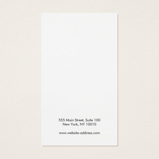 Kute Retro  Earning Display Card Visitekaartje (Achterkant)