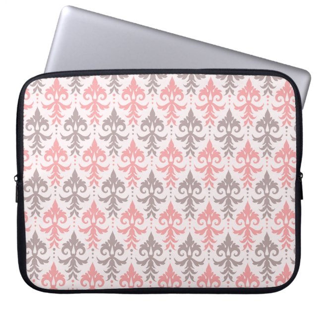 Kute Retro Elegant-laptophoes Laptop Sleeve (Voorkant)