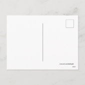 Kute retro  familie, elk doel briefkaart (Achterkant)