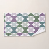 Kute retro kleurenpallet 50s Sage green Dusty blu Bad Handdoek (Handdoek)