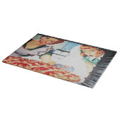 Kute retro  koekjes bakken snijplank (Hoek)