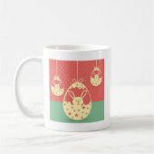 Kute retro Paasbunny en paasei Koffiemok (Links)