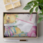 Kute retro  paasmeubelpartij tissuepapier (Geschenk)