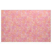 Kute Retro Peace Signaleert Girly Pink Pattern Stof (Fat Quarter)