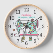 Kute Retro Seing Room Custom Wood Wall (Voorkant)