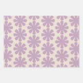 Kute Retro-ventilatoren in het Lila Paars van het  Inpakpapier Vel (Voorkant 2)