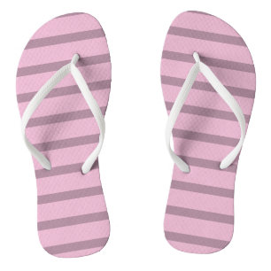Kute Roos Roze en Mauve Paar van Teenslippers
