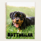 Kute rottweiler Puppy Calendar Planner (Voorkant)