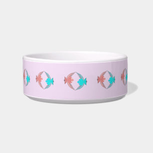 Kute roze en blauwe Tortelduifjes Voerbakje