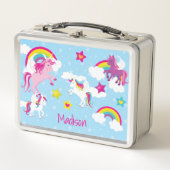 Kute roze en Paarse eenden en regenbogen (Voorkant)