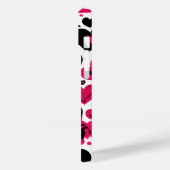 Kute roze en zwarte harten Case-Mate iPhone case (Achterkant / Links)