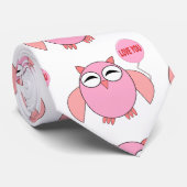 Kute roze liefde je wint Stropdas (Opgerold)