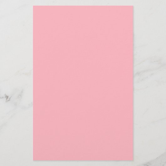 Kute roze met zwart script en vlinder briefpapier (Achterkant)