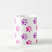 Kute roze/Paarse verfdrukken Mok (Center)