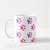 Kute roze/Paarse verfdrukken Mok (Links)