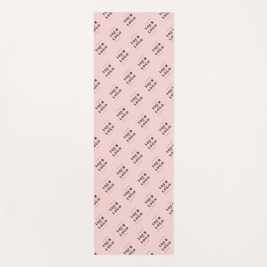 Kute roze persoonlijke zakelijke Logo Yogamat (Voorkant)