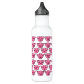 Kute roze varkens waterfles (Links)