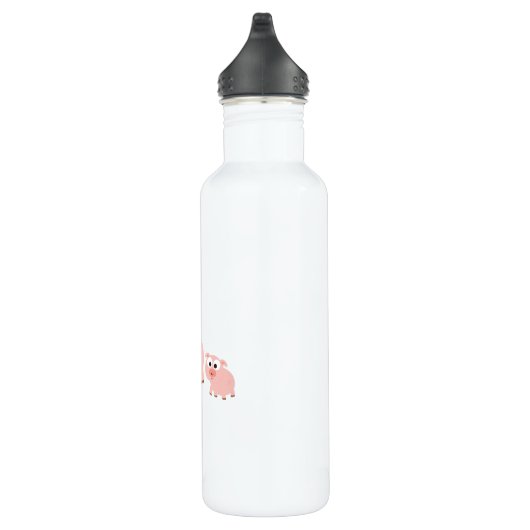 Kute roze varkens waterfles  (Rechts)