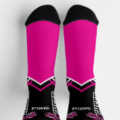 Kute roze, witte en zwarte rok sokken (Top)