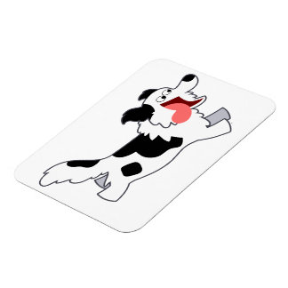 Kute Running Cartoon Border Collie Flexible Magnet Magneet
